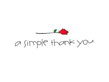 A Simple Thank You
