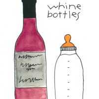 whine bottles