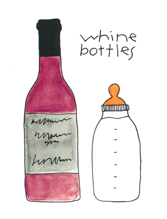 whine bottles