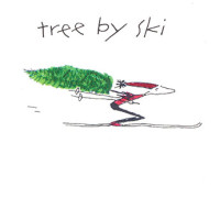 Tree by ski