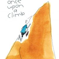 Once upon a climb - sports greeting card